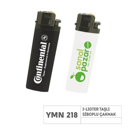 PR YMN-218 I-Lighter Taşlı Siboplu Çakmak