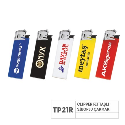 PR TP21R Clipper Fıt Taşlı Siboplu Çakmak 